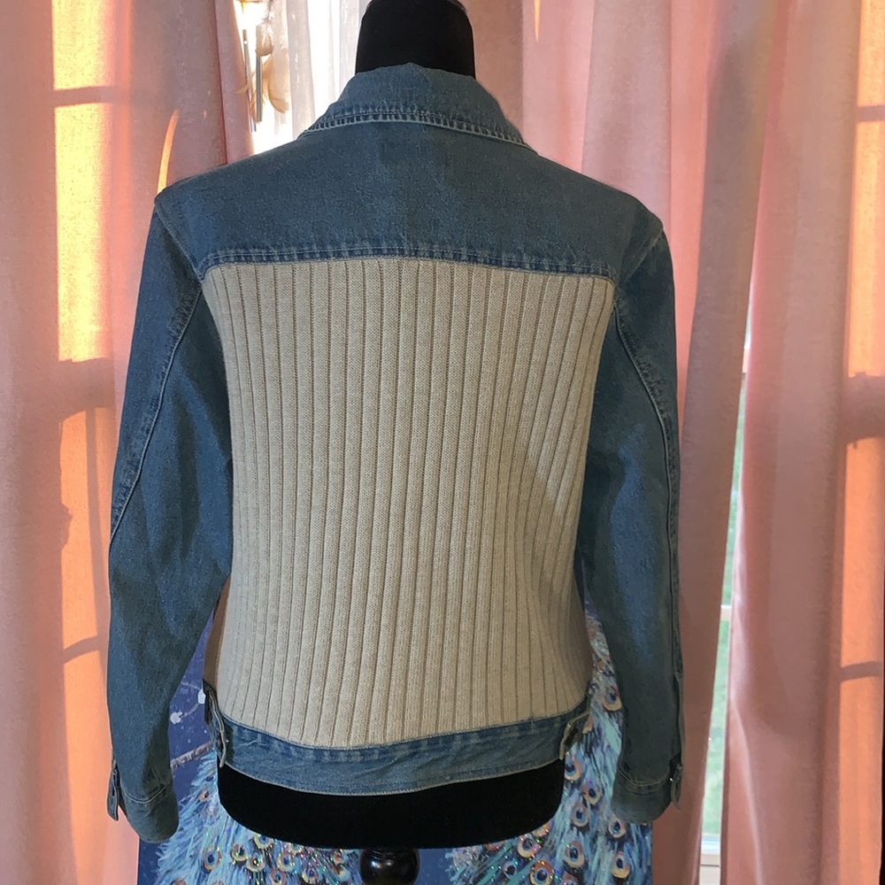 J. Jill Denim Out of the Blue Size PM Jean Jacket - Picture 7 of 12